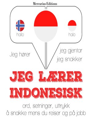 cover image of Jeg lærer indonesisk